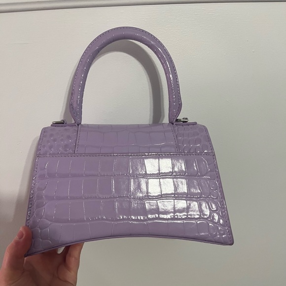 Authentic lilac small hourglass designer balenciaga bag - Picture 5 of 7